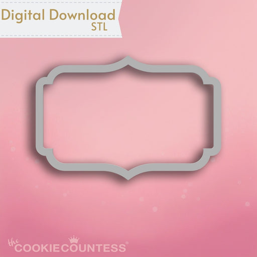 Rhode Island Plaque Cookie Cutter STL - The Cookie Countess