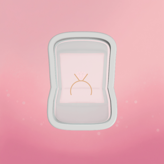 Ring Box Cookie Cutter — The Cookie Countess