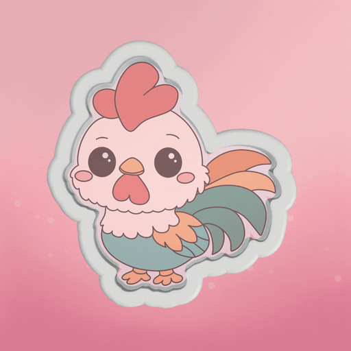 Rooster Cookie Cutter - The Cookie Countess