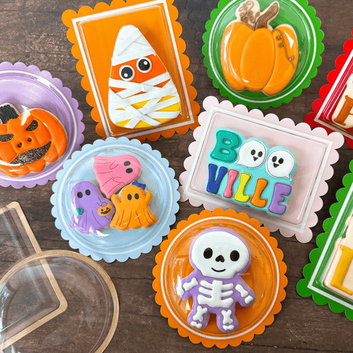 Round Scallop Backer - 5" - The Cookie Countess