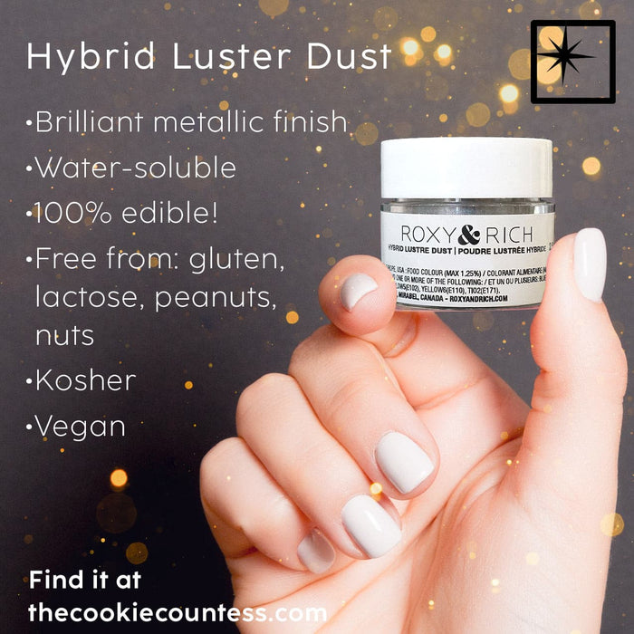 Roxy & Rich Luster Dust Hybrid Luster Dust - Dark Silver 2.5g