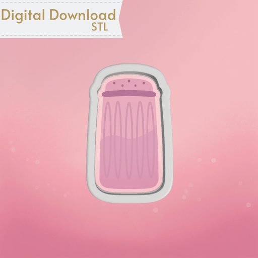 Salt/Pepper Shaker Cookie Cutter STL - The Cookie Countess