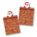 Santa Backer with Rectangle Capsules - Pack of 25 - The Cookie Countess