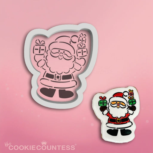 Santa Gift Delivery Cookie Cutter STL - The Cookie Countess