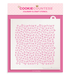 Scattered Letters Stencil - The Cookie Countess