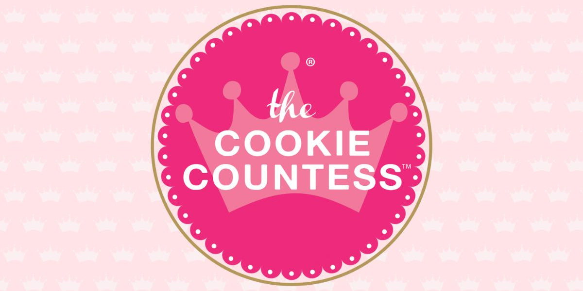 The Cookie Countess Counter Cover, Size: 22 x 36, Gray