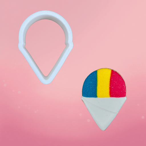 Snow Cone Cookie Cutter - The Cookie Countess