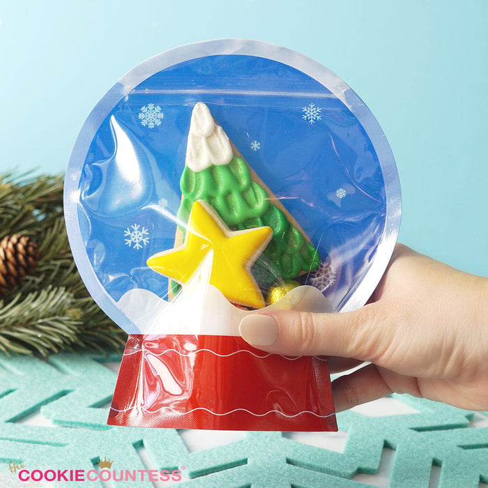 Snow Globe Cookie Bags — The Cookie Countess