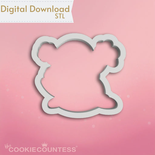 Snowman with Bird Cookie Cutter STL - The Cookie Countess