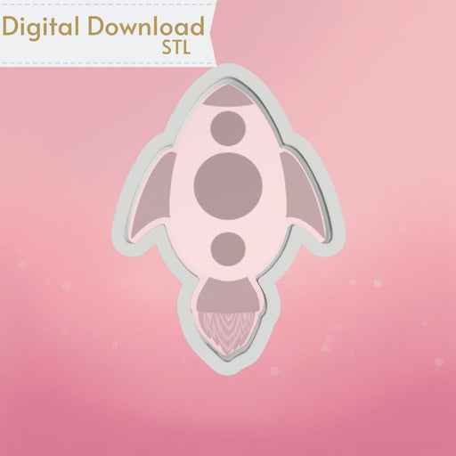 Spaceship Cookie Cutter STL - The Cookie Countess