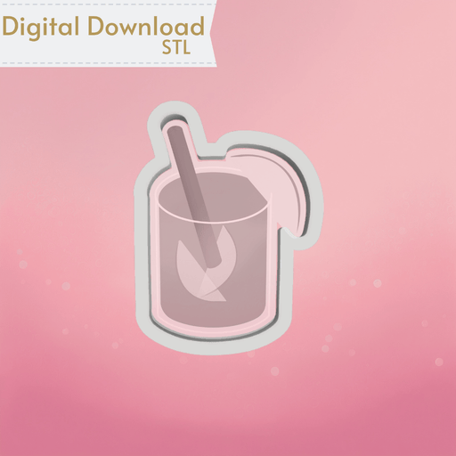 Spiced Apple Cider Mug Cookie Cutter STL - The Cookie Countess