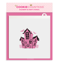 Spooky House 2 pc Stencil Set - The Cookie Countess