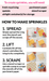 Sprinkle Stencil Tool Kit - The Cookie Countess