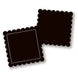 Square Scallop Backer and Capsules - Pack of 25 - The Cookie Countess