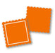 Square Scallop Backer and Capsules - Pack of 25 - The Cookie Countess