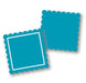 Square Scallop Backer and Capsules - Pack of 25 - The Cookie Countess