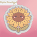 Sunflower Cookie Cutter STL - The Cookie Countess