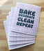 Swedish Dishcloths ( Pack of 5) Bake, Decorate, Clean Repeat - The Cookie Countess