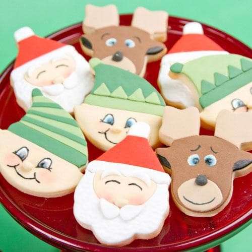 Sweet Elite Cookie Cutter Mini 2" Cookie Cutter set of 4- Christmas