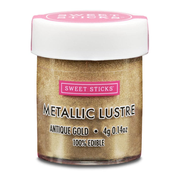 Sweet Sticks Decorating Dust Metallic Lustre Dust - Antique Gold 4g