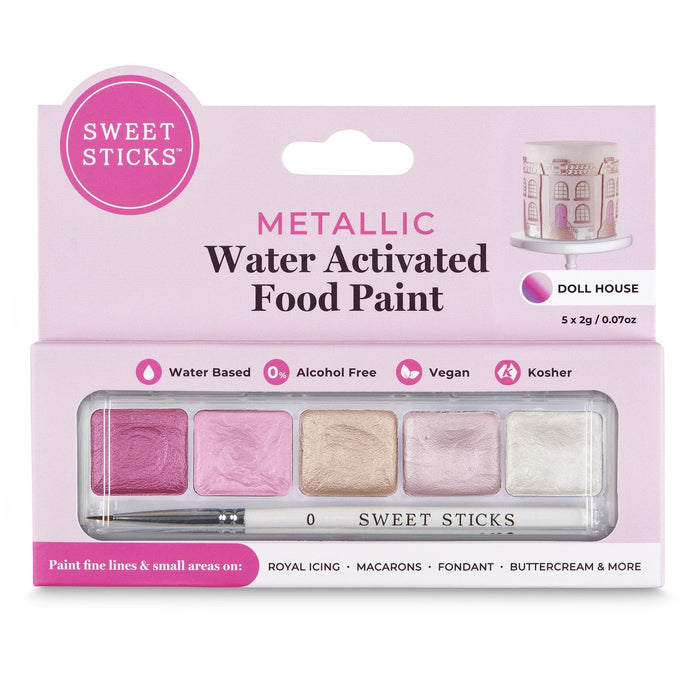 Sweet Sticks Edible Paints Water Activated Food Paint - Doll House