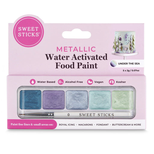 Sweet Sticks Edible Paints Water Activated Food Paint - Under the Sea