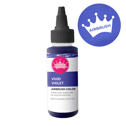 The Cookie Countess Airbrush Color Cookie Countess - Vivid Violet edible airbrush color 2oz