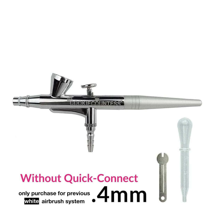 The Cookie Countess Airbrush System .4 mm Airbrush Gun Cookie Countess Single-action Airbrush Gun .4mm Nozzle