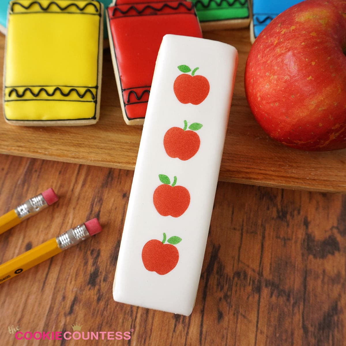 The Cookie Countess Back to school - Cookie Stick Set