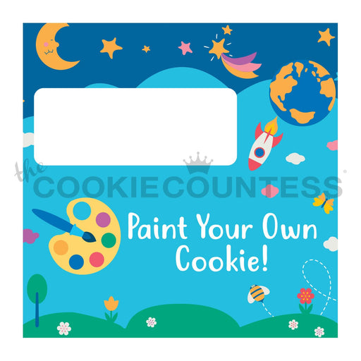 The Cookie Countess Bag Topper Bag Topper 4" with PYO Instructions - Creative Kids