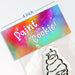 The Cookie Countess Bag Topper Bag Topper 4" with PYO Instructions - Tie Dye