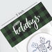 The Cookie Countess Bag Topper Bag Topper 5" - Green Plaid