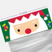 The Cookie Countess Bag Topper Funny Face Bag Topper 6" - Santa