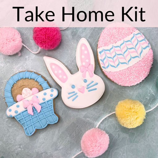 The Cookie Countess BakeShop Take-home kit Beginner Easter cookie decorating take-home kit - ADD ON ONLY