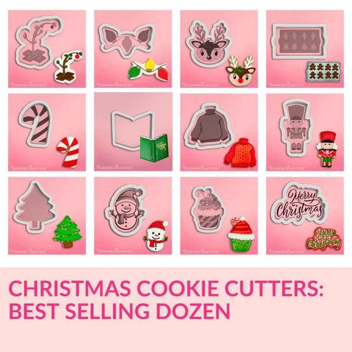 The Cookie Countess BFCM Black Friday 2023 Bundle: Christmas Cookie Cutters: Best Selling Dozen