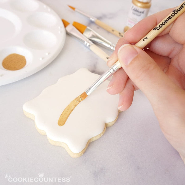 What kind of brushes do you use to decorate? Are there any food