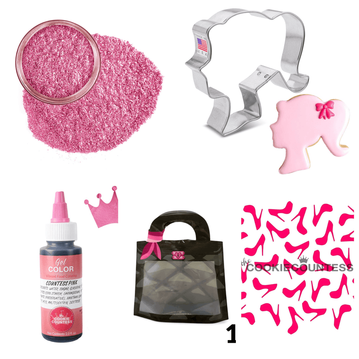 The Cookie Countess bundle Fashion Doll Pink Bundle (5 pc set)