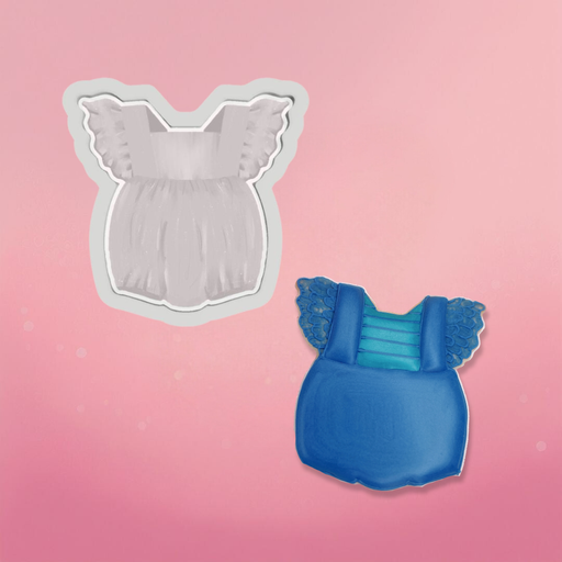 The Cookie Countess Cookie Cutter Baby Romper Cookie Cutter