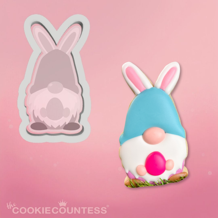 The Cookie Countess Cookie Cutter Bunny Gnome Cookie Cutter