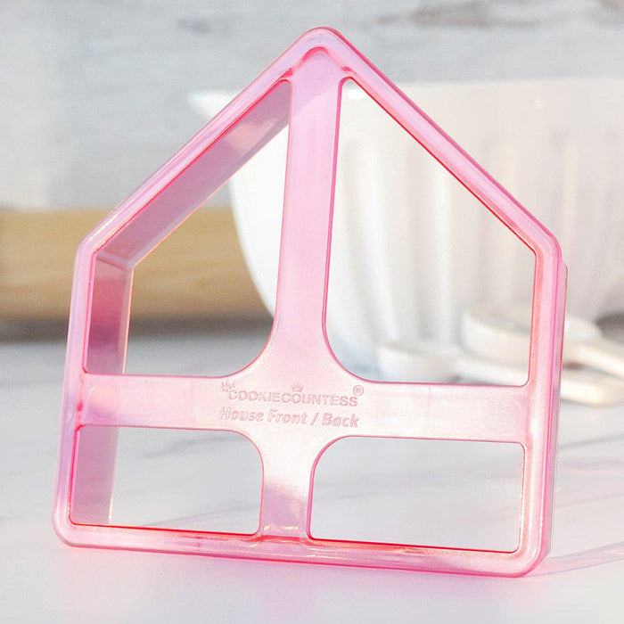 The Cookie Countess Cookie Cutter Cookie House - 3 Piece Cookie Cutter Set