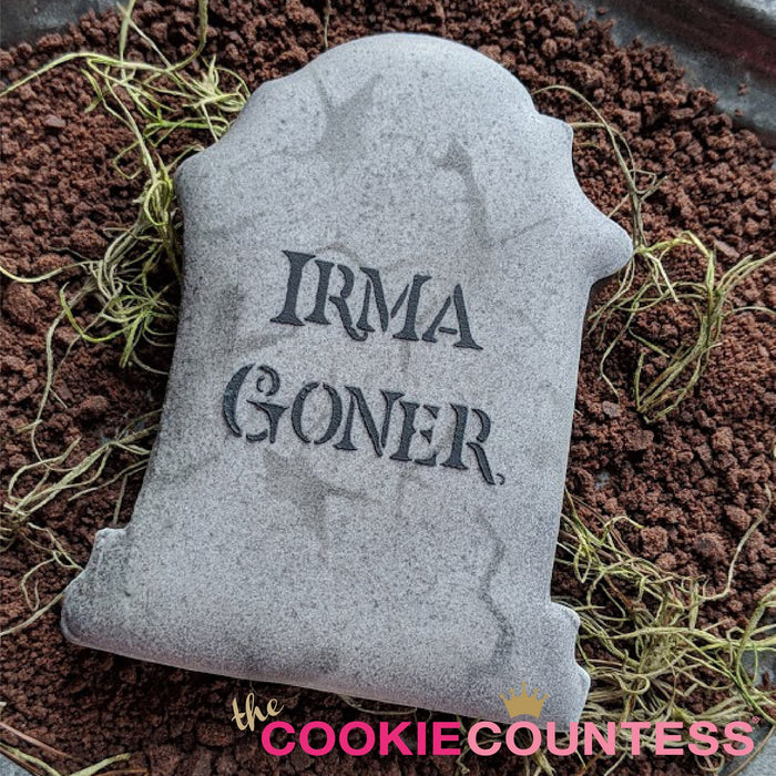 The Cookie Countess Cookie Cutter Elegant Gravestone - Cookie Cutter