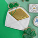 The Cookie Countess Cookie Cutter Envelope with Shamrocks 3.5" X 4"