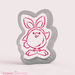 The Cookie Countess Cookie Cutter Fluffy Chick in Bunny Costume- Cookie Cutter