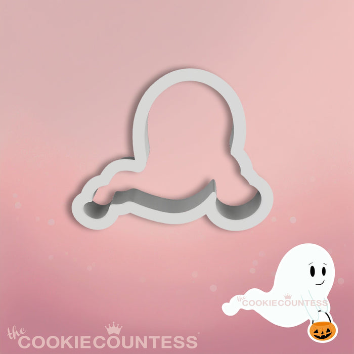 The Cookie Countess Cookie Cutter Flying Trick or Treat Ghost Cookie Cutter