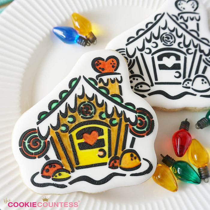 The Cookie Countess Cookie Cutter Gingerbread House PYO Cookie Cutter