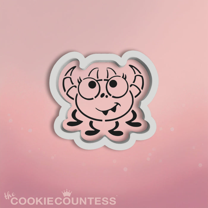 The Cookie Countess Cookie Cutter Googly Eyed Monster Cookie Cutter
