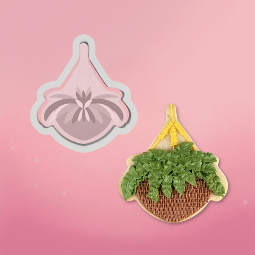 The Cookie Countess Cookie Cutter Hanging Potted Plant