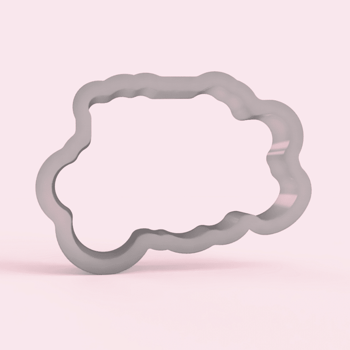 The Cookie Countess Cookie Cutter Happy Easter Script Cookie Cutter