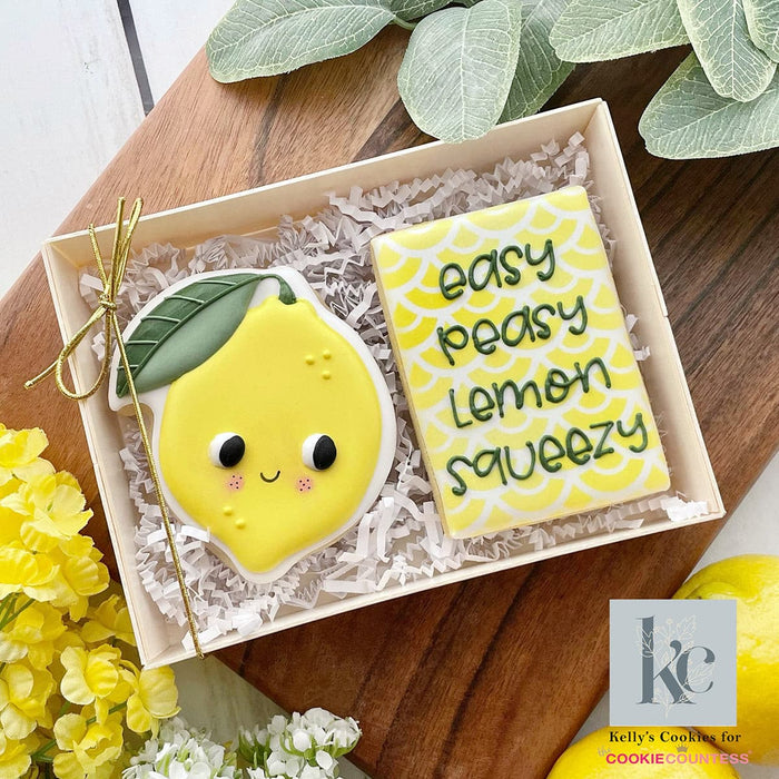 Lemon with Leaf Cookie Cutter
