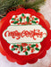 The Cookie Countess Cookie Cutter Merry Christmas Plaque